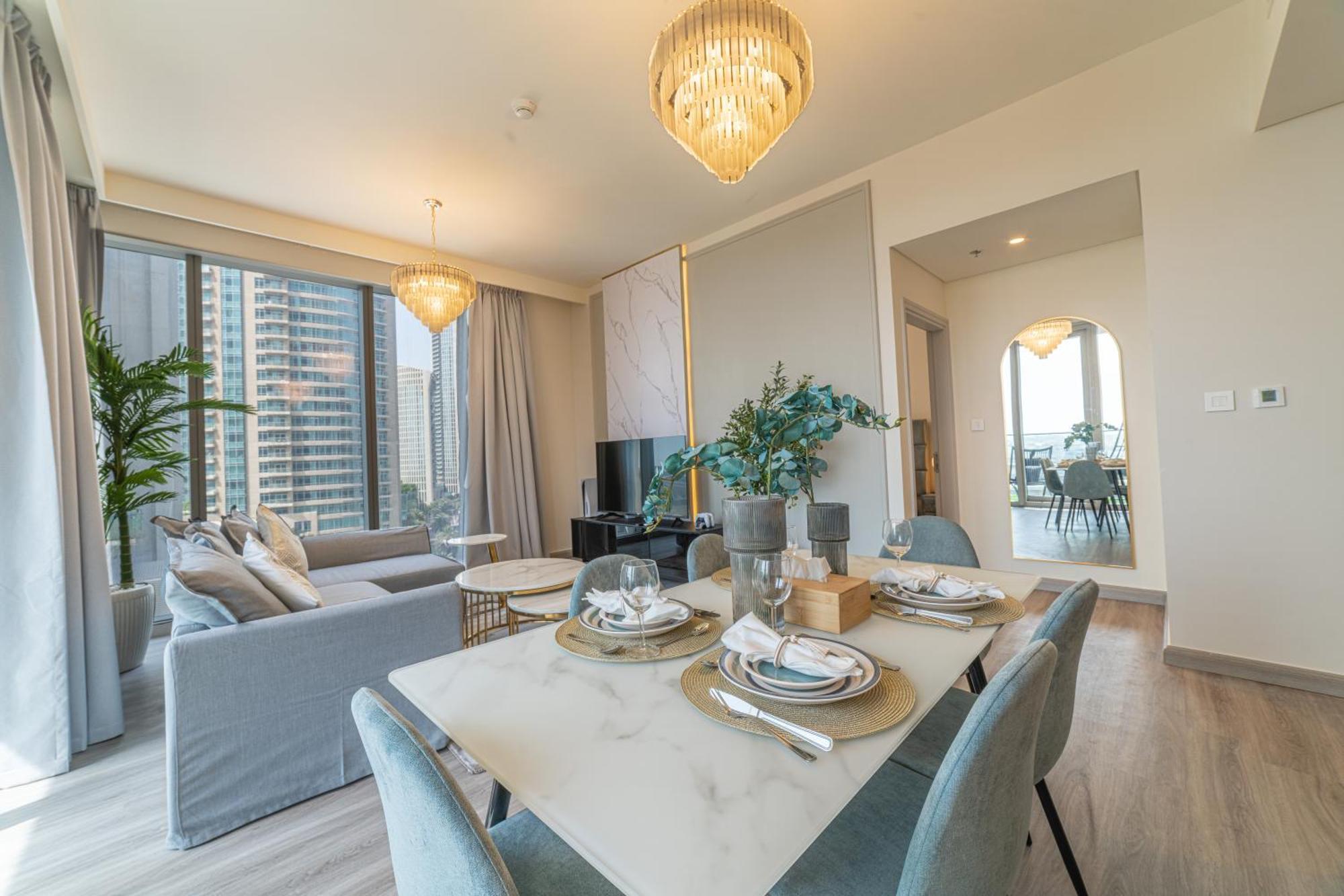 First Class 2Br With Full Dubai Boulevard View Eksteriør bilde