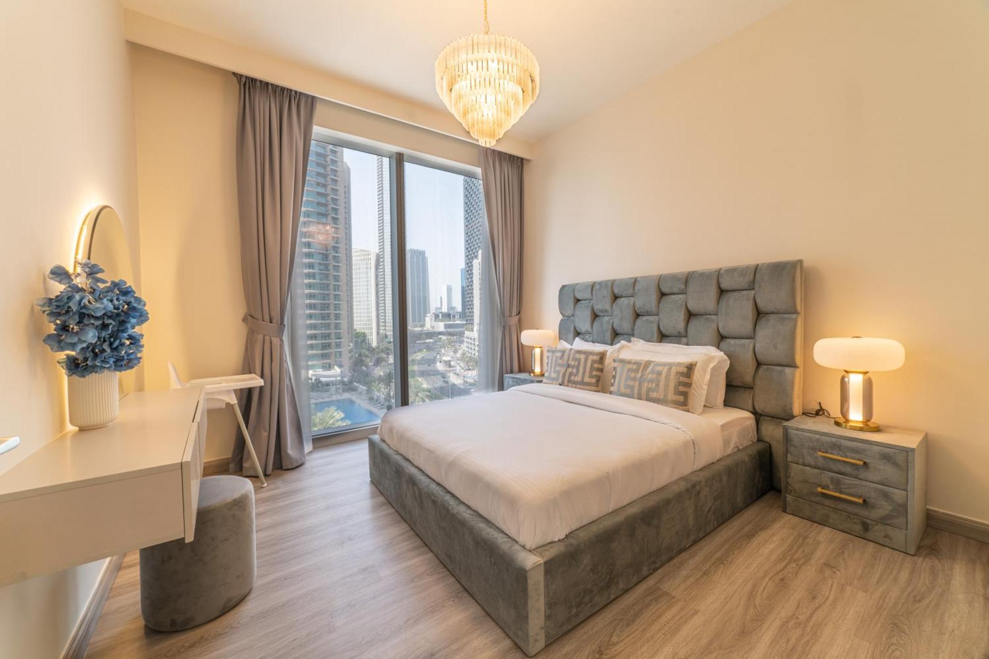 First Class 2Br With Full Dubai Boulevard View Eksteriør bilde